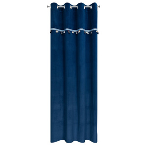 Zasłona 140 x 250 Dziecięca Przelotki Car1 Granat