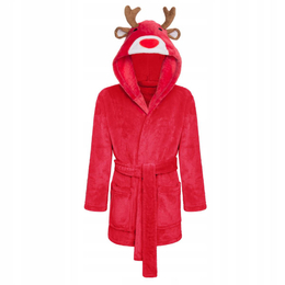 Children's Microfiber Bathrobe L 130 Reindeer