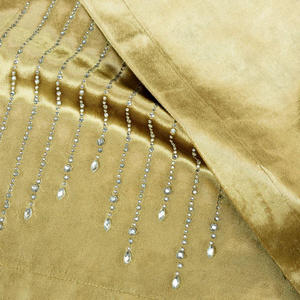 Royal3 Gold 35 x 220 Velvet Decorative Runner