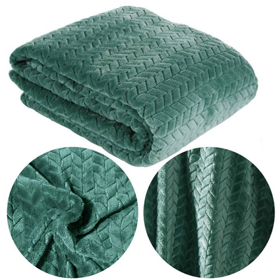 Koc 220 x 200 Mikrofibra Design Cindy Mięta