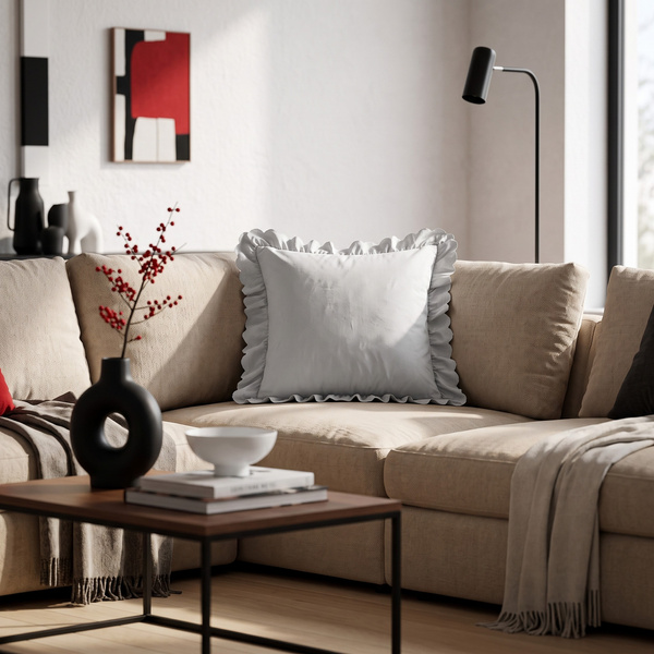 Poszewka 45 x 45 z Falbaną Luxury Jowita 07