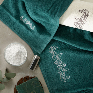 Towel Set 3pcs. Clavia 380 Cream+Graphite
