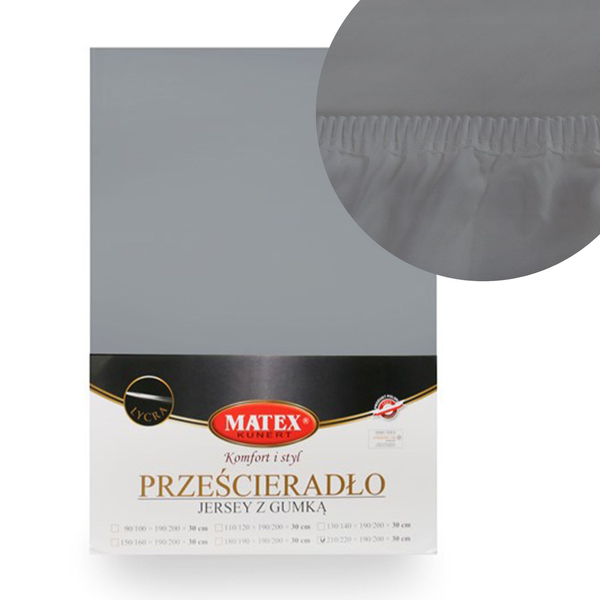 Prześcieradło 190 x 200 z Gumką Jersey z LYCRĄ 44