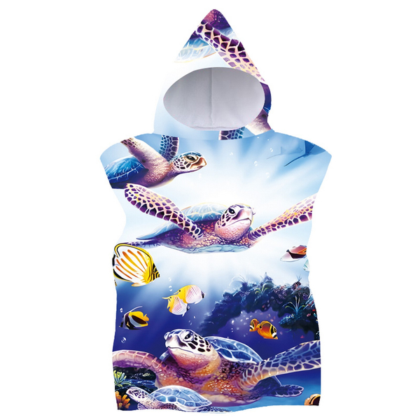 Ręcznik Kąpielowy 60 x 120 Kapturek Ponczo 50