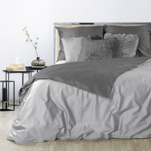 Bedding 160 x 200 3cz Satin Nova3 Silver + Sta