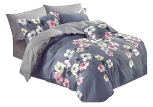 Cotton Satin Bedding in Flowers Double-sided No. A1141 200x220NP 3 parts