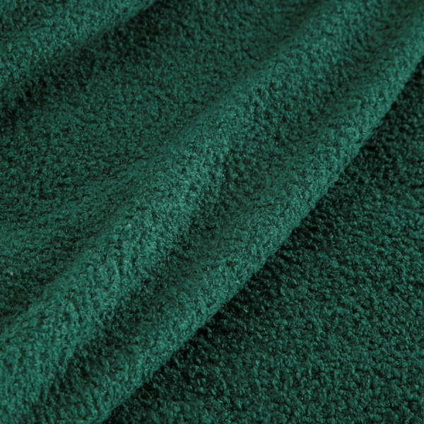 Blanket 200 x 220 Microfiber Boucle Bukla C.Green