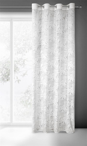 Curtain 140 x 250 Decorative Nataly White