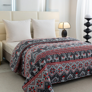 Narzuta 200 x 220 Tłoczona Świąteczna Levent 2960