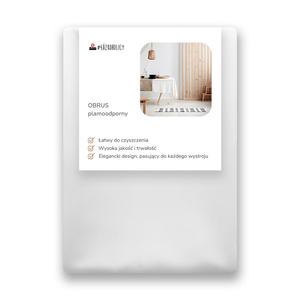 Tablecloth 120x240 Stainproof Classic Savio White