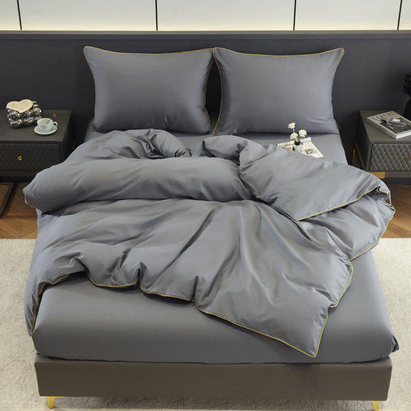 Pościel 200 x 220 3cz Satyna Bawełna Z Bizą Can 04