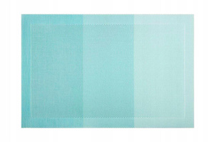 30 x 45 Decorative Frappe Turquoise Placemat