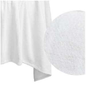 70 x 150 Plush Microfiber Willy White Blanket