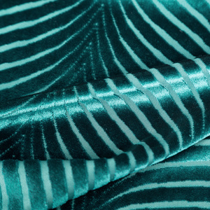 Velvet Lussi Curtain 140 x 250 Dark Turquoise