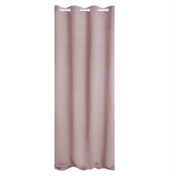 Zasłona 140 x 250 Blackout Przelotki Hold Pudrowy