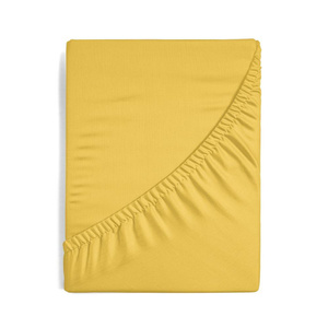 Bed sheet 160 x 210 Makosatin Nova Mustard