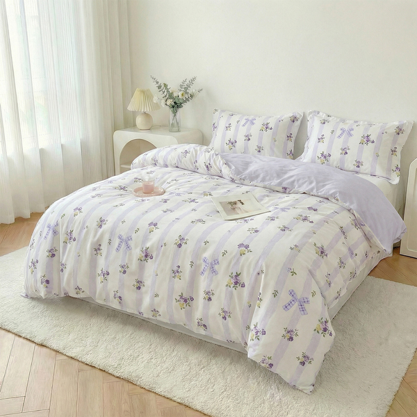 Pościel 200 x 220 3cz Satyna Bawełniana Aurela 02