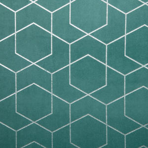 Curtain 140 x 250 Decorative Velvet Mandi Turquoise