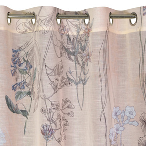 Zasłona 140 x 250 Dekoracyjna Elma Róż+Ziel