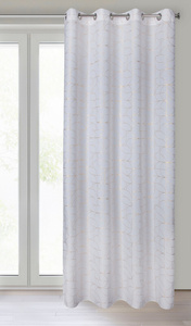 Curtain 140 x 250 Decorative Evi White + Gold