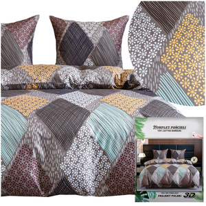 Bedding 160 x 200 3pcs Satin Maria 3107