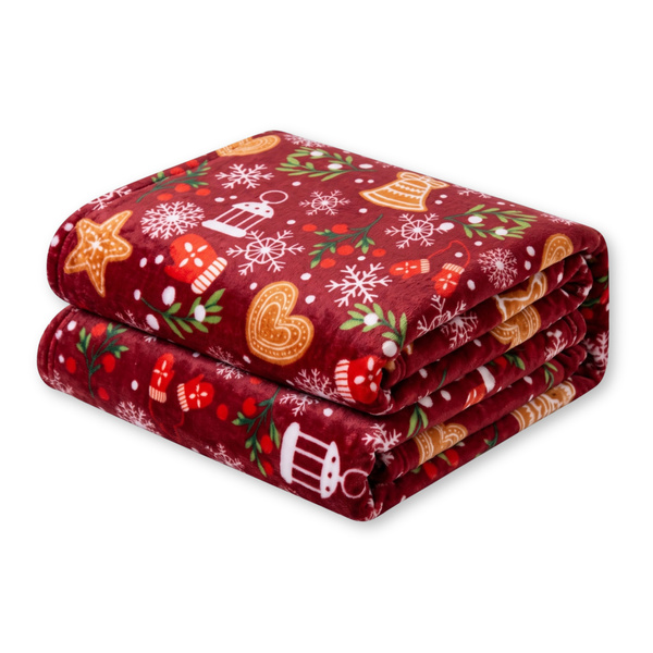 Koc 160 x 200 Mikrofibra Świąteczna Donato 12
