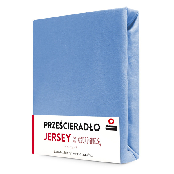Prześcieradło 120 x 200 Jersey z Gumką Gaja 17