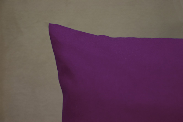 Cotton pillowcase 40 x 60 Uniform Ola Plum Purple
