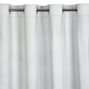Curtain 140 x 250 Design91 Velvet Gina Silver 