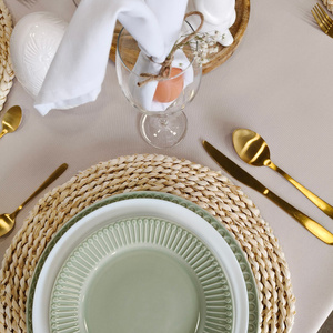 Obrus 140x300 Plamoodporny Surbo Ecru