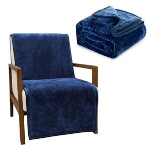 Koc 70 x 160 Akrylowy Jednolity Ciepły Yasemin 09