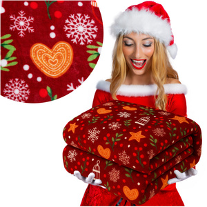 Koc 200 x 220 Mikrofibra Świąteczna Donato 12