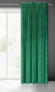 Curtain 140 x 270 Decorative Samanta Green Tape