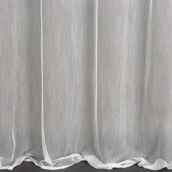 Decorative curtain Nice 140 x 270 Tape White