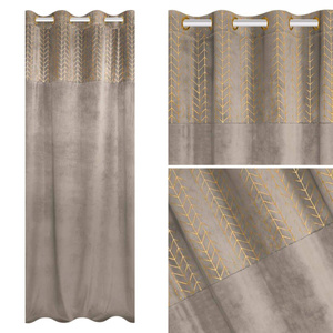 Curtain 140 x 250 Decorative Velvet Nord C.Beige