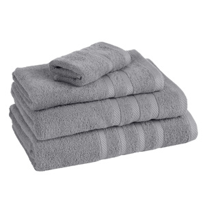 Towel 100 x 150 Bath Frotte Milo 13 Steel