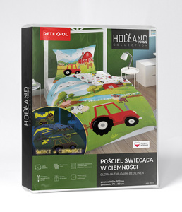 Pościel 140 x 200 2cz FLUO Młodzieżowa Jaime 5545A