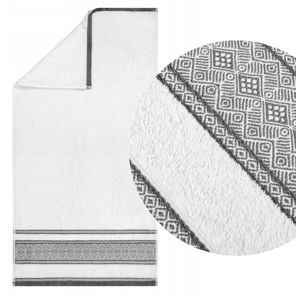 Ręcznik 100 x 150 Bawełna Panama 500g/m2 Biały