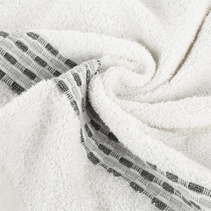 Riva 01 White 50 x 90 Terry Bath Towel