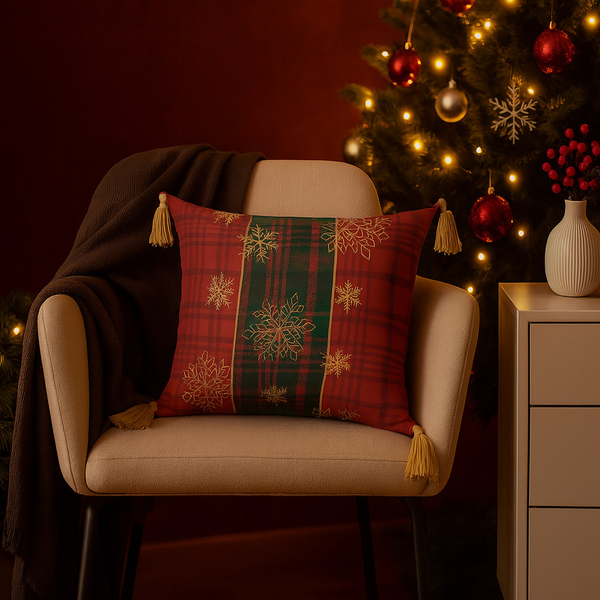 Poszewka 45 x 45 Świąteczna Panama 5382A