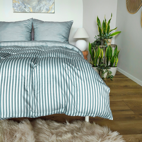 Pościel 140 x 200 2cz Mikrofibra w Pasy Eusebia Home 14