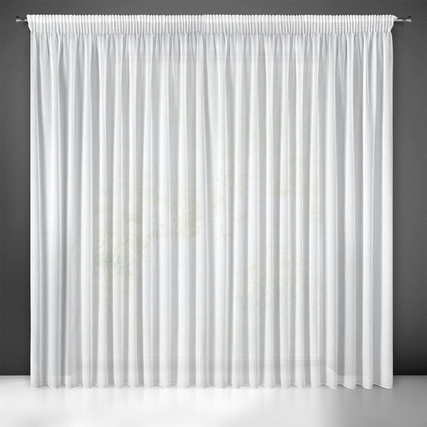 Margo Decorative Curtain 300 x 270 Tape White