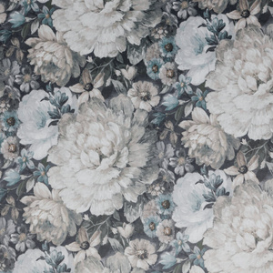 Curtain 140 x 270 Decorative Lucia Cream+Blue