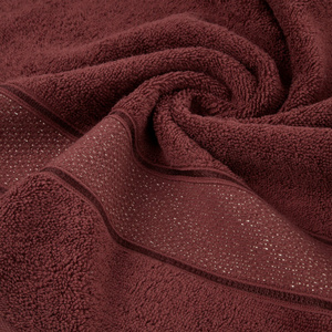 Bath Towel 70 x 140 Liana 13 Maroon