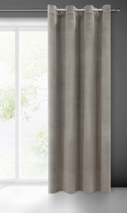 Zasłona 140 x 250 Dekoracyjna Welwet Milo Popiel