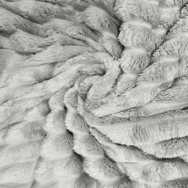Blanket 200 x 220 Microfiber Stamped Stripes Nuvio 02