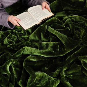 Blanket 200 x 220 Acrylic Uniform Warm Yasemin 10