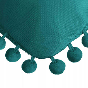 Decorative Fluffy Turquoise 45 x 45 pillowcase