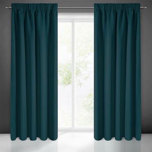 Blackout Logan Tape Curtain 140 x 270 Petrol