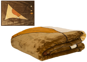 Color Acrylic Blanket A-732 Teardrop Triangle 160x210